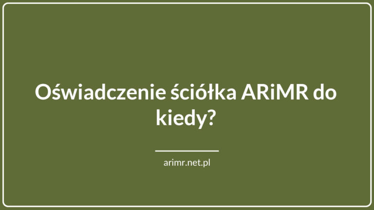 Oświadczenie ściółka