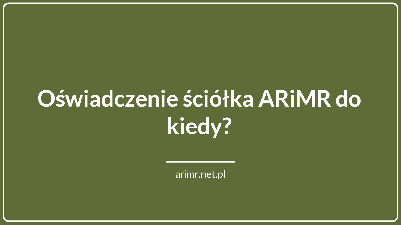 Oświadczenie ściółka