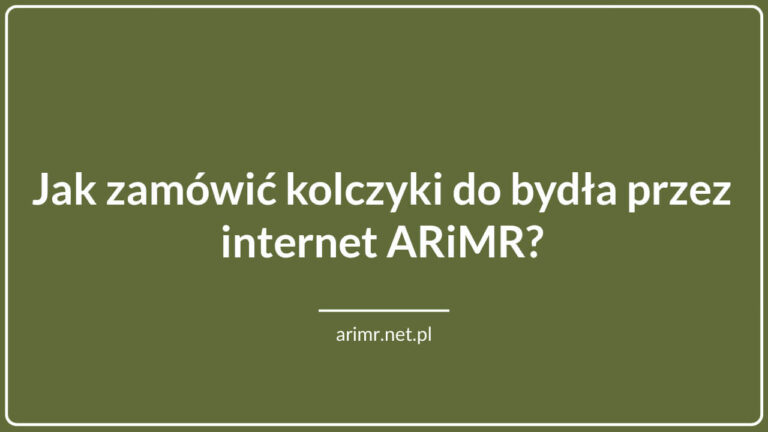 Kolczyki do bydła